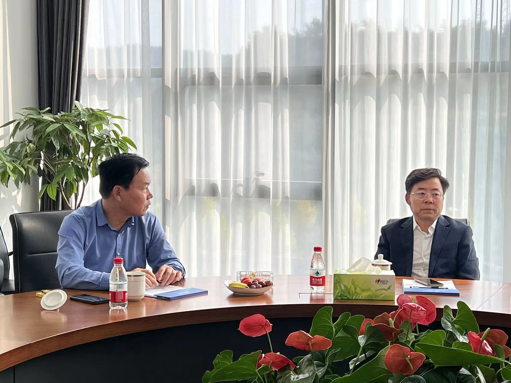 贵州乌江水电开发有限责任公司 大龙分公司领导莅临我公司进行访谈